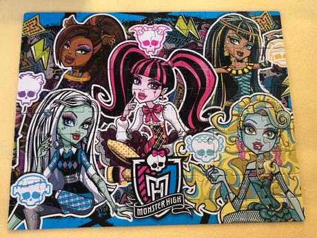 4 puzzle monster high,