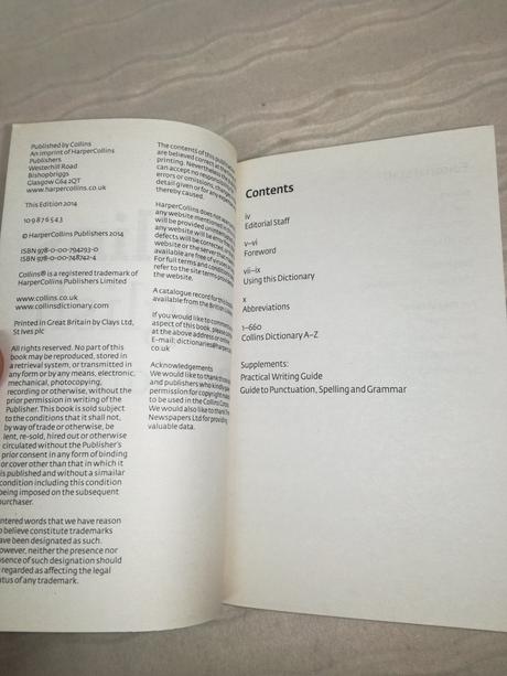 Collins english dictionary nsp20, 