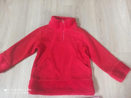 Dievčenská mikina + darček čiapka a šál, 122
