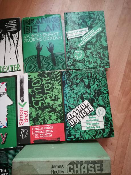 Knihy detektívky zelená knižnica,