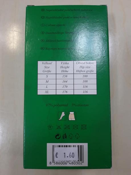 Dámske hrubšie silonkové pančuchy, m / s