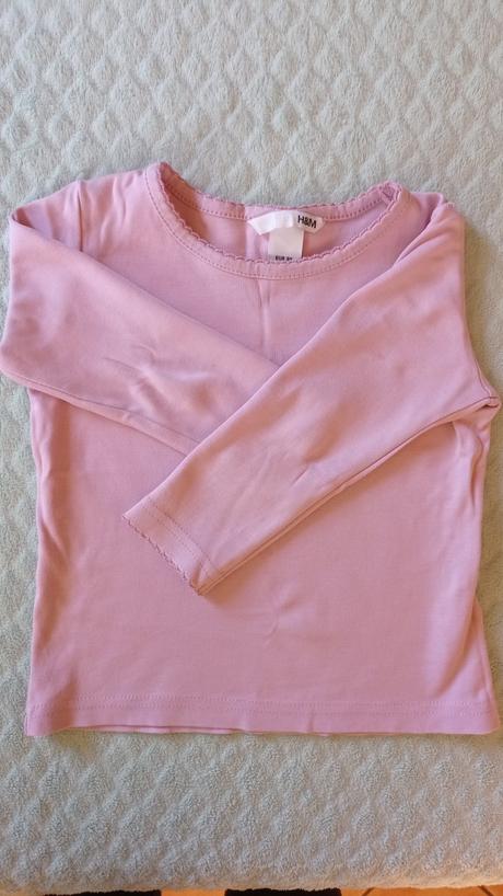 Ruzove tricko, h&m,86
