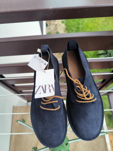 Kožené mokasiny, zara,35