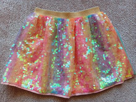 Flitrová sukňa, h&m,110