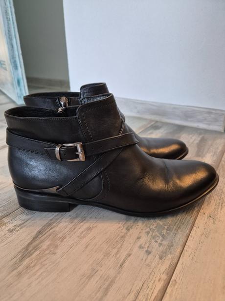 Kotnikove kozene topanky, wojas,40