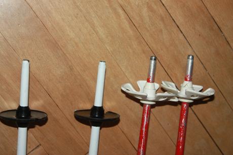 Lyžiarske palice - 80 cm - cena za pár, 80 cm