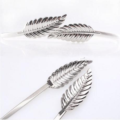 Elastický strieborný opasok afrodita,