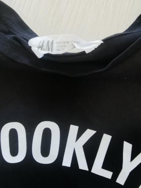 Tričko s nápisom, h&m,128