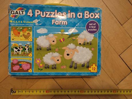 Set 4 puzzle zvieratka, 