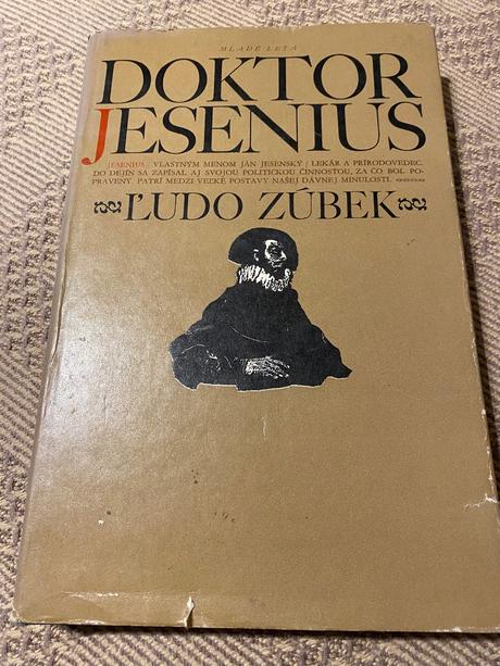 Krásna stará kniha doktor jesenius ľudo zúbek, 