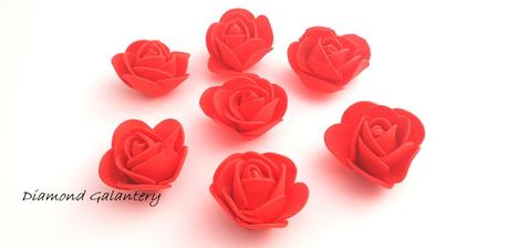 Penové ružičky - červené, 