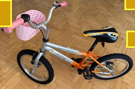 Dievčenský detský bicykel dema drobec 16"za 30, dema,16