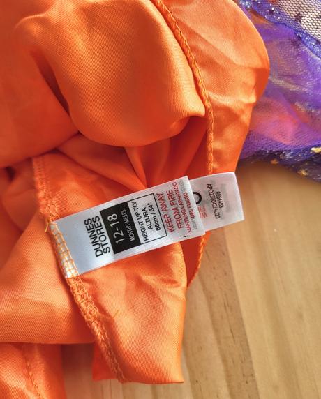 Karnevalové šaty tekvica na 12-18 mesiacov, 