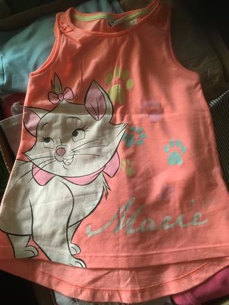 Neonove tielko mačička marie, disney,98