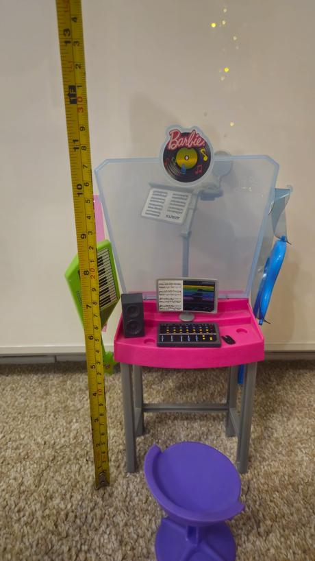 Barbie, elsa, dj pult nábytok, 