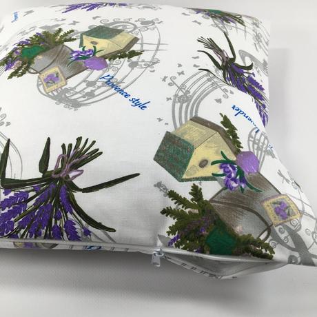 Bavlnená levanduľová obliečka na vankúš,