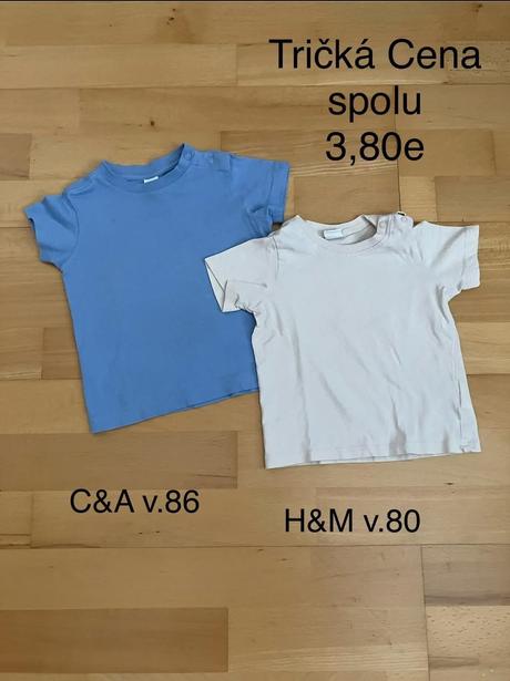 Tričká, h&m,80