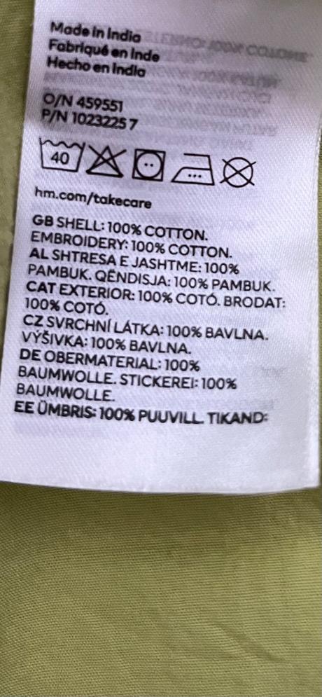 Šaty h&m bavlnené, h&m,140