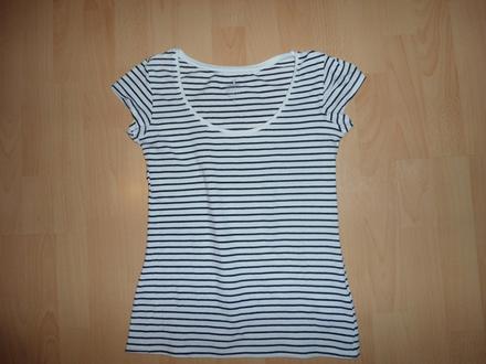 Biele tricko pasik, c&a,s