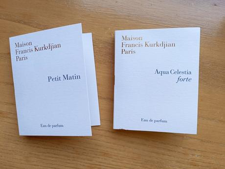 Vzorky maison francis kurkdjian, kayali,