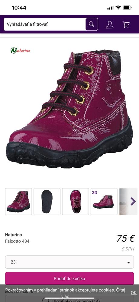 Naturino falcotti celokoža ružové vysoké topánky24, naturino,24