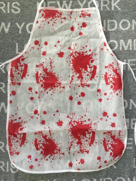 Kostym krvava zastera, noz a sekera 12-15 rokov, 