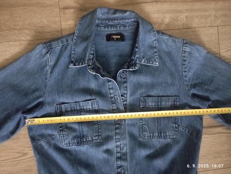 Riflové šaty na zapínanie (už s poštou), xs