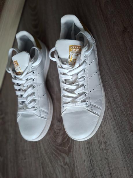 Bielo zlate tenisky adidas, adidas,39