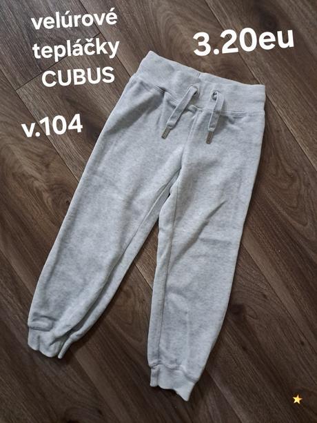 Velûrové tepláčky, cubus,104