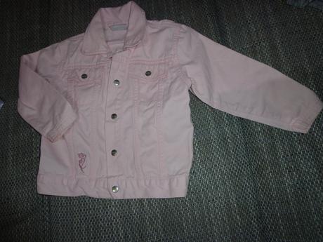 Ružová  bundička z makkej rifloviny vel. 86/92, impidimpi,86
