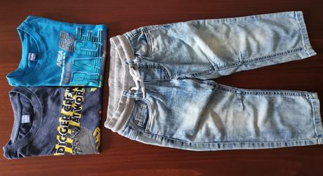 Rifle a 2 tričká pre chlapca č.110, 104–116