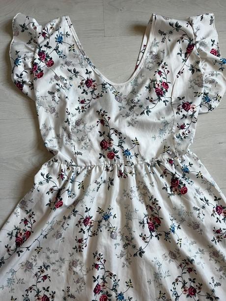 Letné šaty s mašľou, s