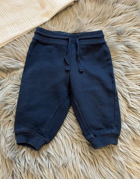 Chlapčenské tepláky tmavomodré h&m (62), h&m,62