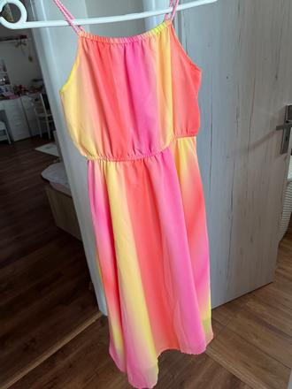 Dúhové šaty h&m, h&m,140