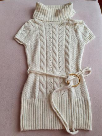 Pletené šaty s rolákom č.m/l, m