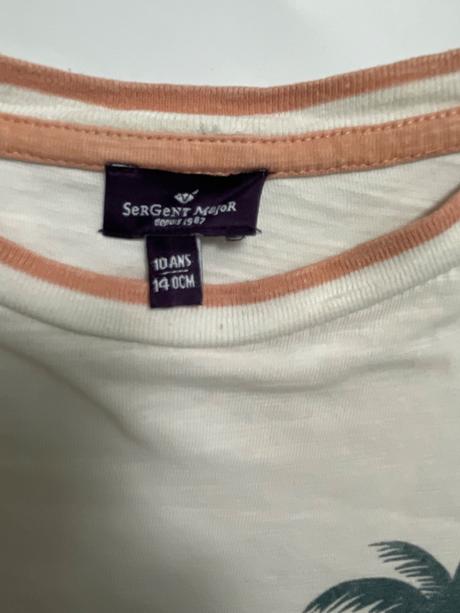 Sm tričko  s dinom, sergent major,140