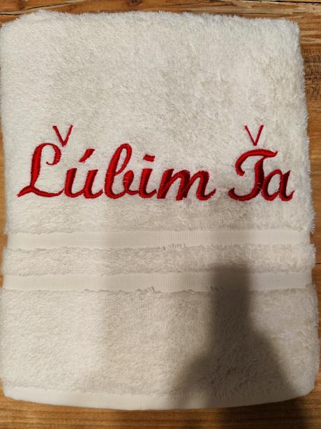 Vyšívané osušky s menom podľa želania, 