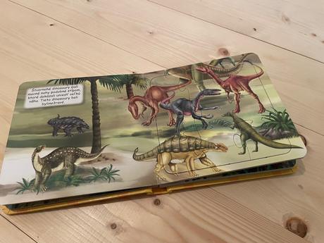 Dinosaury - knizka s puzzle, 