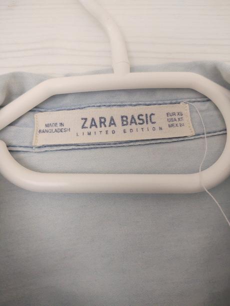 Riflová košeľa zara, zara,s