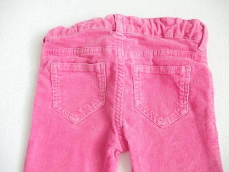 Menčestrove nohavice, h&m,104