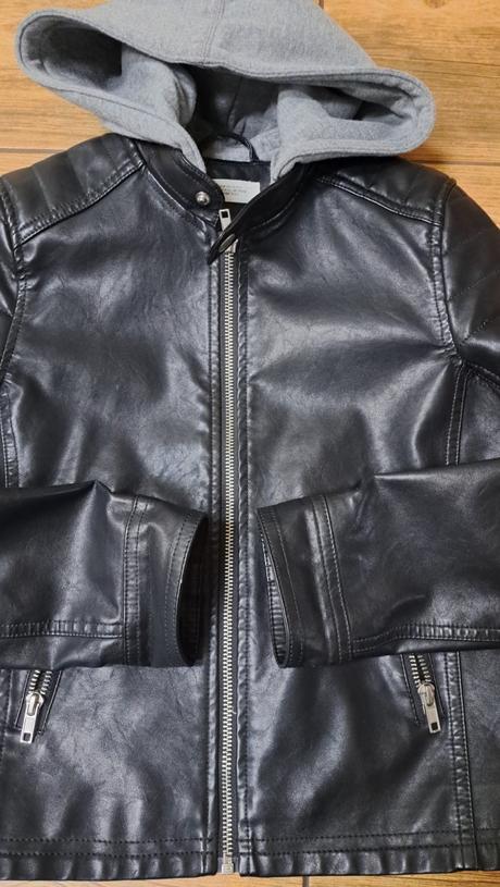 Kožená bunda, h&m,134
