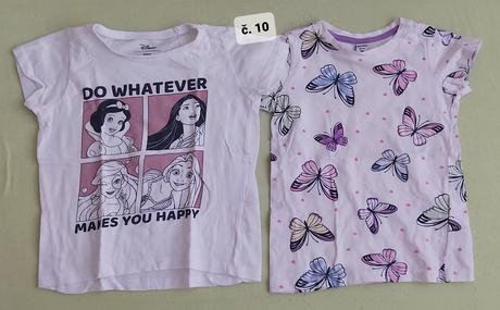 Tričko pocahontas a motýliky 98, dopodopo,98