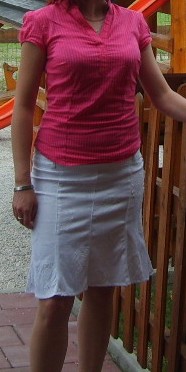 Biela elegantna sukňa veľ. 36, 36