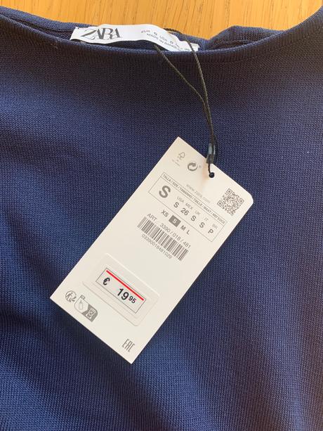 Zara modré obtiahnuté saty s, zara,s