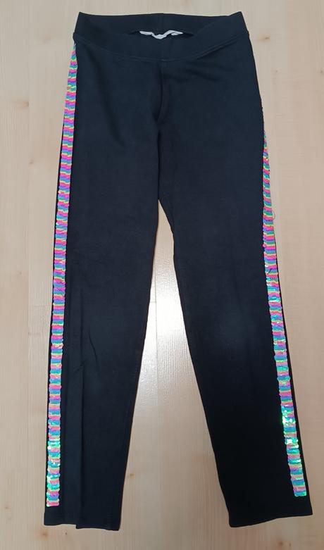 Legíny s flitrami, h&m,134
