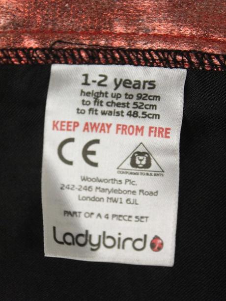 Upírsky karnevalový plášť veľ. 1-2r. a,