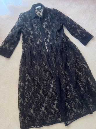 Čierne plážové šaty zara, zara,m