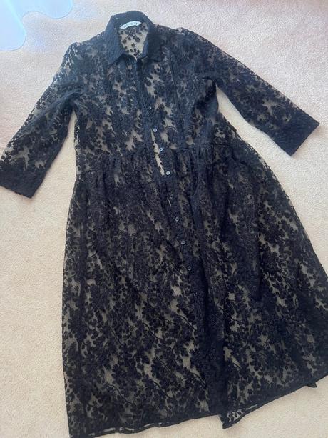 Čierne plážové šaty zara, zara,m