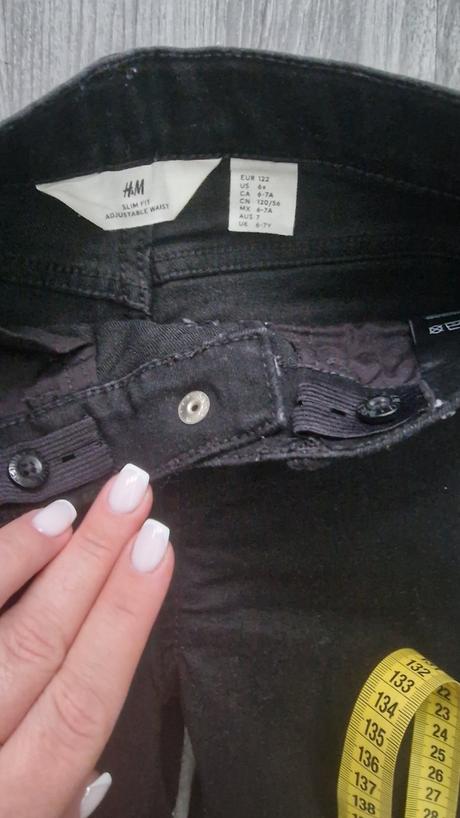 Čierne rifle, h&m,122