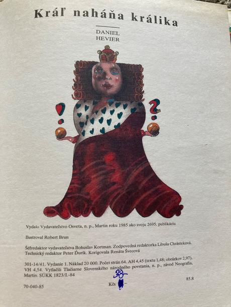 Kráľ naháňa králika hevier daniel (1985),